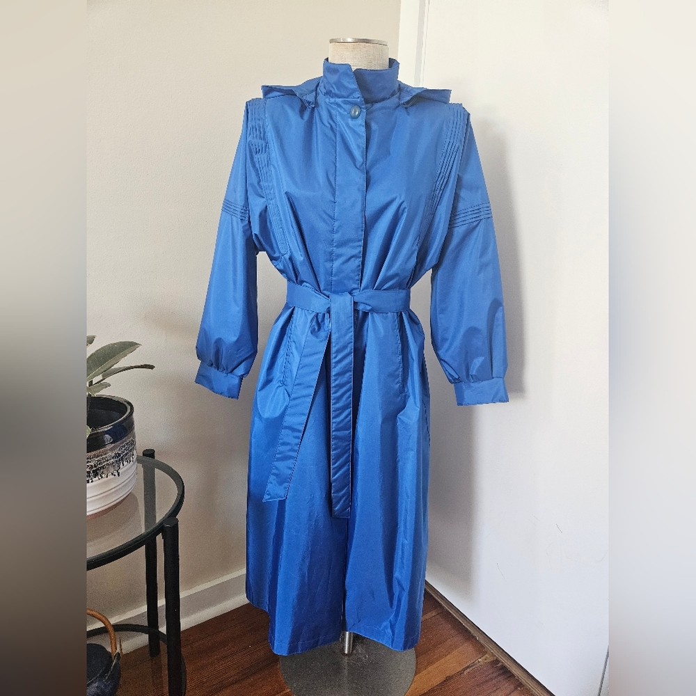 NWOT 10P Vintage 80s Silvercord Petites Rain Jacket Windbreaker Coat